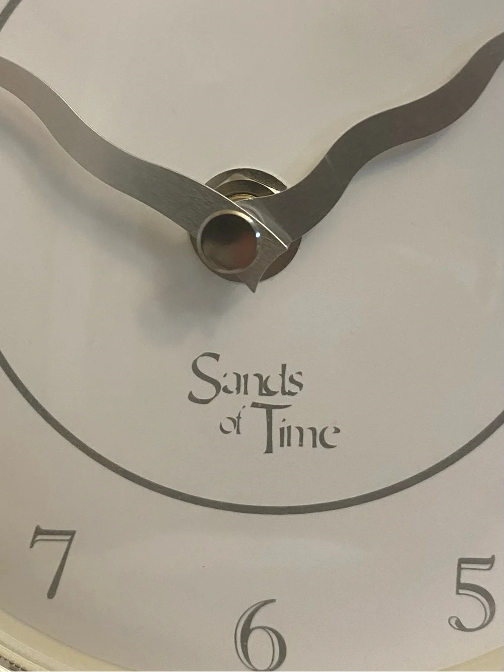 Vintage Sands Of Time Resin Seashells Wall Clock Coastal Beach House Decor